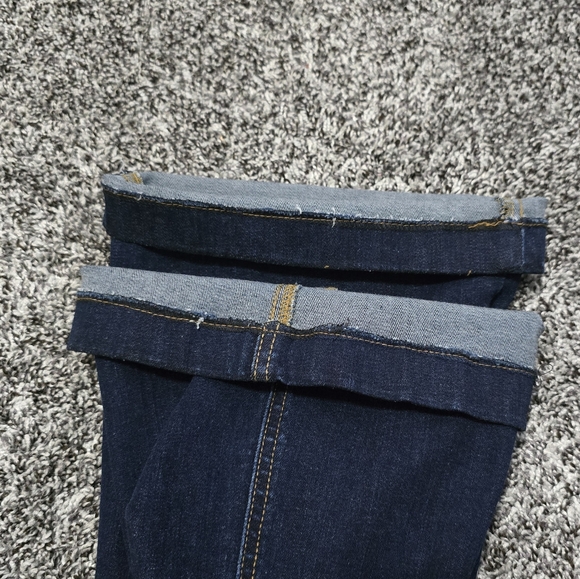 Spanx Flared Pull On Demin Stretch Jeans Midnight Shade 32" Inseam - Picture 7 of 9